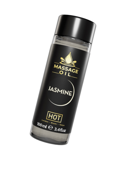 Массажное масло HOT Massage Oil JASMINE , с ароматом жасмина,100 мл