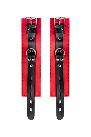Наручники TOYFA Theatre,  красно-черные, 23 см